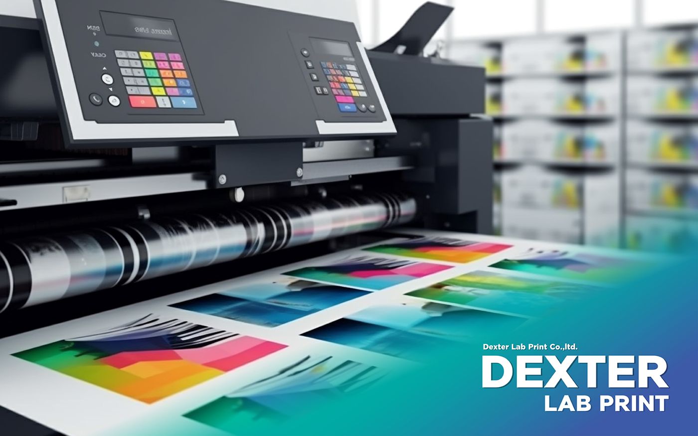 เครื่องพิมพ์ในโรงงาน Dexter Lab Print